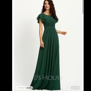 Lightly Used Emerald Green Bridesmaid Dress